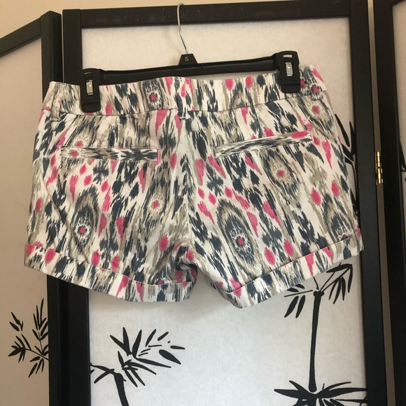 Pink and Blue Print Shorts - Picture 2 of 5